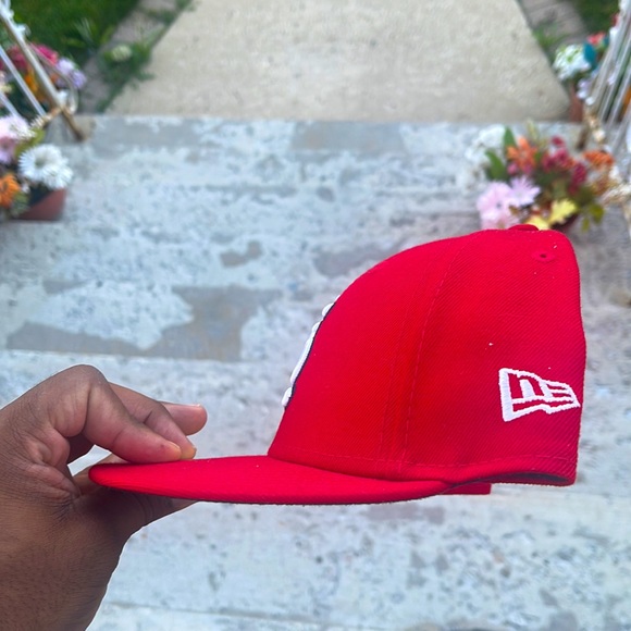 St. Louis Cardinals New Era Low Profile 59FIFTY Fitted Hat - Red - Picture 4 of 5